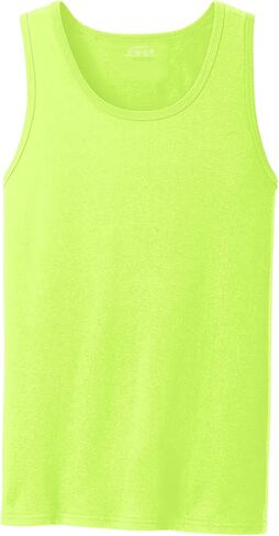 Joe's USA Men’s Heavyweight 100% Cotton Tank Top, Sleeveless Muscle Shirt, Regular & Big Sizes (S-4XL), 15 Colors in Saudi Arabia