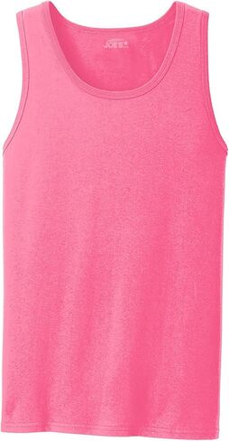 Joe's USA Men’s Heavyweight 100% Cotton Tank Top, Sleeveless Muscle Shirt, Regular & Big Sizes (S-4XL), 15 Colors in Saudi Arabia