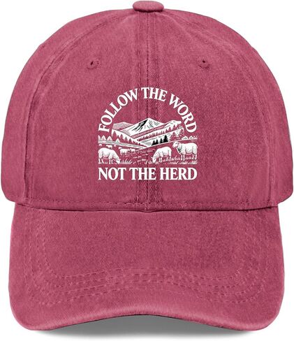 اتبع The Word Not The Herd قبعات الشمس قبعات مضحكة للنساء in Kuwait