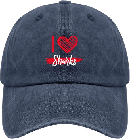 I Love Shark Trucker Hats Funny Caps for Son in Saudi Arabia