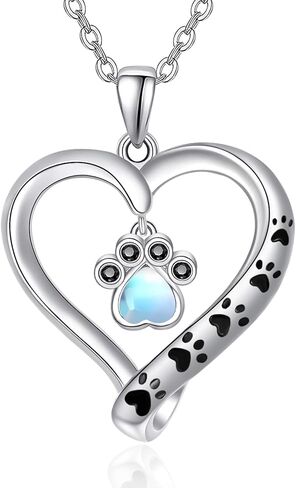 Dreamboat Cat Pearl Necklace for Women Cat Necklace 925 Sterling Silver Kitten Necklace Cat Pendant Cute Animals Necklace Cat Jewelry in Kuwait