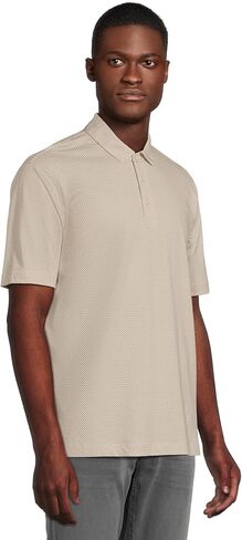 Armani Exchange Mens All Over Logo Polo in Saudi Arabia
