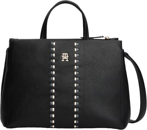 Tommy Hilfiger womens Large Timeless Satchel Bag With Removable Crossbody Strap in Saudi Arabia