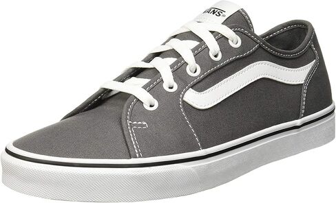 Vans Women's Low-Top Trainer Sneaker, Cheetah Stripe Black White, 9 in Saudi Arabia