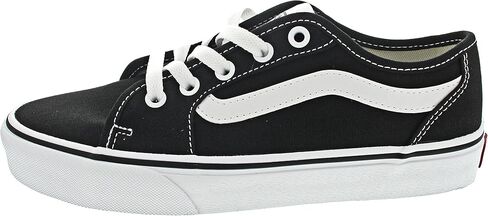 Vans Women's Low-Top Trainer Sneaker, Cheetah Stripe Black White, 9 in Saudi Arabia