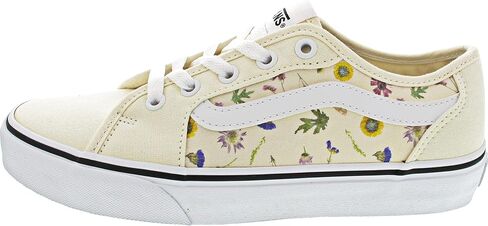 Vans Women's Low-Top Trainer Sneaker, Cheetah Stripe Black White, 9 in Saudi Arabia
