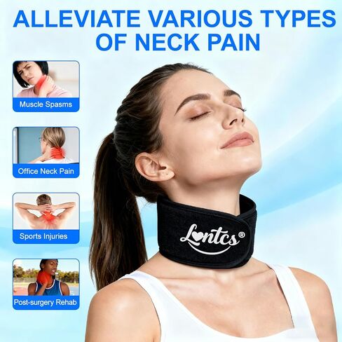 Neck Ice Pack Wrap – Reusable Hot & Cold Gel Pack for Neck Pain Relief, Cervical Support, Tonsillectomy & Thyroid Surgery Recovery, Adjustable Freezer Wrap for Men & Women in Saudi Arabia