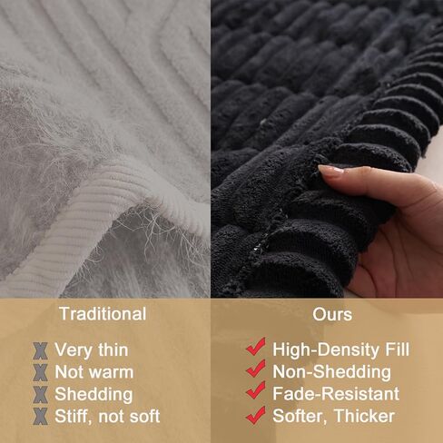 غطاء أريكة الحيوانات الأليفة للكلاب، قابل للغسل وغير قابل للانزلاق وصديق للحيوانات الأليفة، سجادة للكلاب لحماية الأريكة الغامضة للأرائك والأرائك المقسمة، 3 أغطية للأريكة سميكة وناعمة (أسود، 27 بوصة × 59 بوصة) in Kuwait