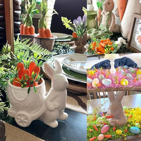 24PCS Mini Artificial Carrot Realistic Fake Carrot Cute Vegetable Food Models Photography Props for Home Party Tabletop Crafts Decorations in Saudi Arabia