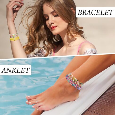 20 Pcs Elastic Waist Beads - 50 Inch African Waist Beads for Women, Plus Size Belly Body Chain Jewelry with 5 Color Variations for Fitness Tracking in Saudi Arabia