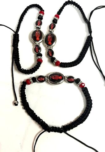 Saint Death Grim Reaper Bracelets/Pulsera de Hilo Santa Muerte. (Set of 3) in Saudi Arabia