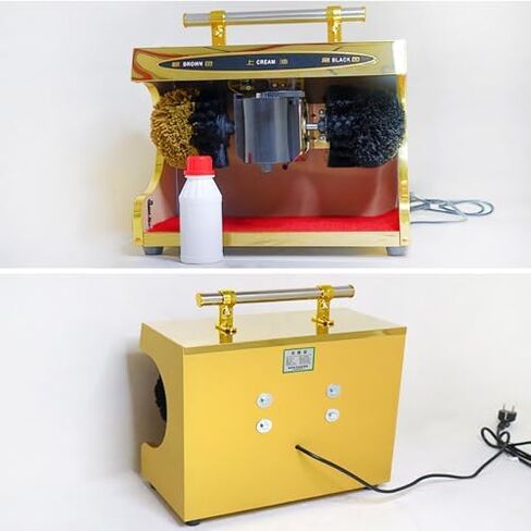 Automatic Electric Shoe Polishing Machine - Smart Induction Shoe Polisher for Hotels & Public Lobbies - Effortless, Fast Shine for All Shoe Types in Saudi Arabia