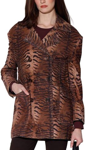 Jenna Coat, Tiger Suede - Leather in Saudi Arabia