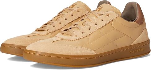 Cole Haan Men's Grandpro Topspin Golf Sneaker, Lava Suede/Orzo/Golden Honey, 9.5 in Saudi Arabia