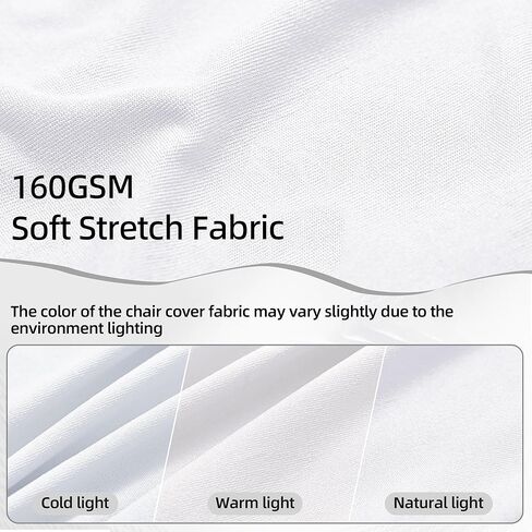 10 Packs White Spandex Stretch Folding Chair Covers for Wedding Party,Universal Fitted Washable Dining Seat Slipcovers Protector Decoration for Holiday Banquet Birthday Celebration Event in Saudi Arabia
