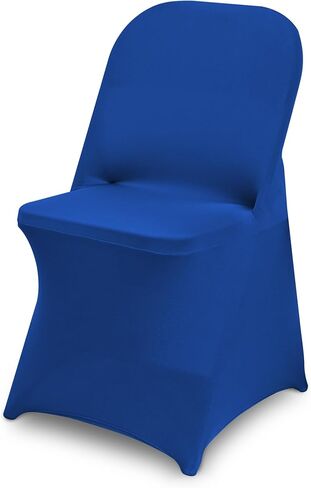10 Packs White Spandex Stretch Folding Chair Covers for Wedding Party,Universal Fitted Washable Dining Seat Slipcovers Protector Decoration for Holiday Banquet Birthday Celebration Event in Saudi Arabia