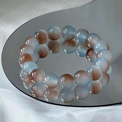 Handmade 10mm Bracelet for Women - Positive Energy & Healing Crystal Jewelry for Anxiety Relief, Chakra Balance, Meditation. Meaningful Gift for Her, Mom, Wife, Friend in Saudi Arabia