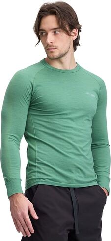 COZYZERO Men’s Merino Wool Long Sleeve Baselayer Shirt – Ultrafine Soft, Thermal & Breathable for Skiing & Snow Sports in Saudi Arabia