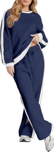 Womens Jogging Suits 2 Piece Set with Pockets Lounge Sets Sweatpants Hoodies Sweat Set Suits Womens Sweatsuits in Saudi Arabia