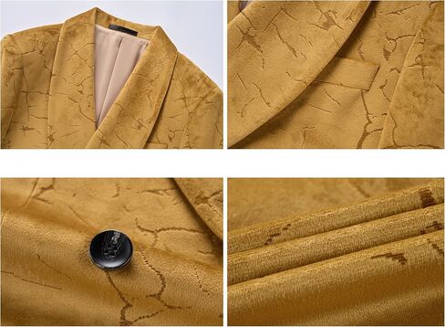 Men's Suit Slim Fit 2 Piece Set - Double Breasted Shawl Lapel Tuxedo for Wedding, Prom, Business & Formal Events in Saudi Arabia