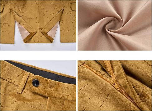 Men's Suit Slim Fit 2 Piece Set - Double Breasted Shawl Lapel Tuxedo for Wedding, Prom, Business & Formal Events in Saudi Arabia