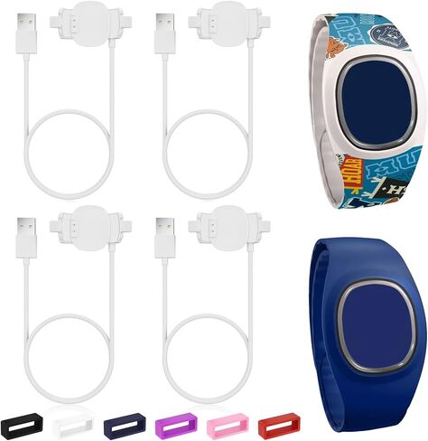 ZOOROO 4 Pack Magic Band Charger Compatible with Disney-Magic Band Plus in Saudi Arabia