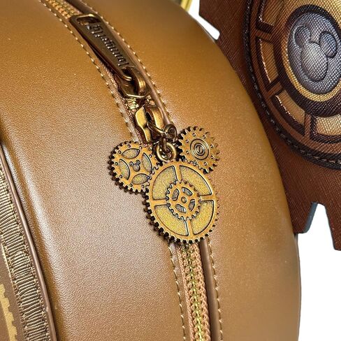 Loungefly Steampunk Mickey - حقيبة ظهر صغيرة بنية in Saudi Arabia