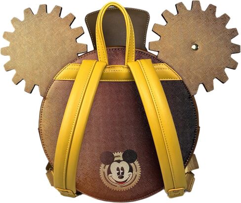 Loungefly Steampunk Mickey - حقيبة ظهر صغيرة بنية in Saudi Arabia