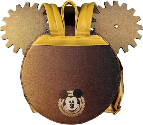 Loungefly Steampunk Mickey - حقيبة ظهر صغيرة بنية in Saudi Arabia