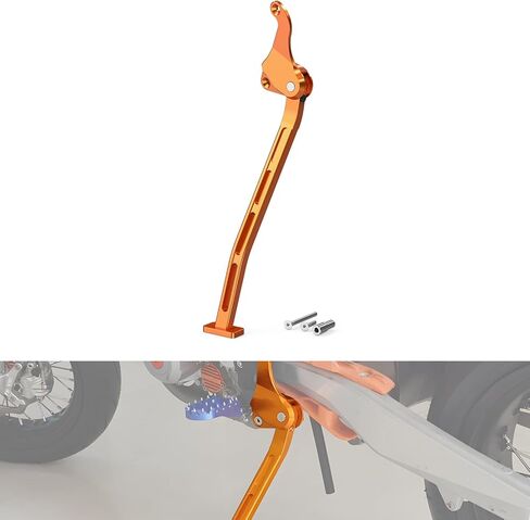 حامل جانبي من الألومنيوم الأسود متوافق مع KTM 250 350 450 SXF 2011-2015،125 150 SX 2012-2015،250 SX 2012-16،450 SXF Factory Replica 2012،450 SXF Factory Edition 2013-14 in Kuwait