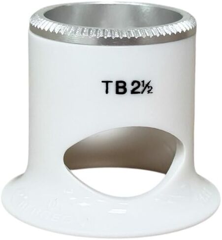 عدسة برجيون 2611-TB-2.5، بيضاء، محدبة ثنائية، منفذ تهوية، تكبير ×4 in Saudi Arabia