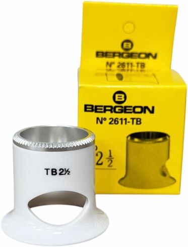 عدسة برجيون 2611-TB-2.5، بيضاء، محدبة ثنائية، منفذ تهوية، تكبير ×4 in Saudi Arabia