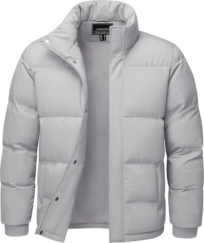 Cotrasen Men’s Down Jacket Zip Up Warm Puffer Jacket Winter Coats Water Resistant Windproof Insulated Jacket in Saudi Arabia