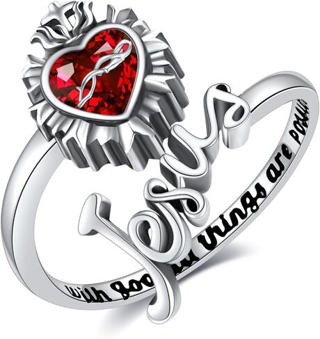 Sobriety Ring 925 Sterling Silver Abalone Shell AA Ring Sobriety Alcoholics Anonymous Recovery Jewelry for women in Saudi Arabia