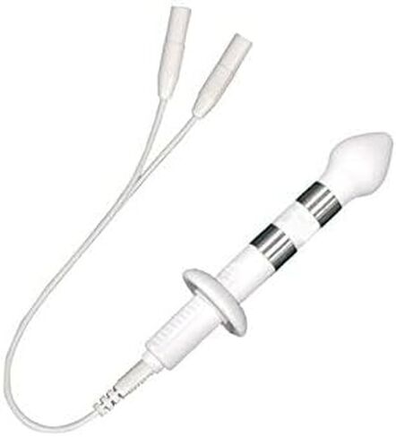 خصم على قطب المسبار الشرجي القابل للتعديل من العلامة التجارية TENS لوحدات TENS EMS E-Stim - جهاز تمرين قاع الحوض، محفز البروستاتا، الفولاذ المقاوم للصدأ مع موصل دبوس 2 مم. الموديل A1 in Saudi Arabia