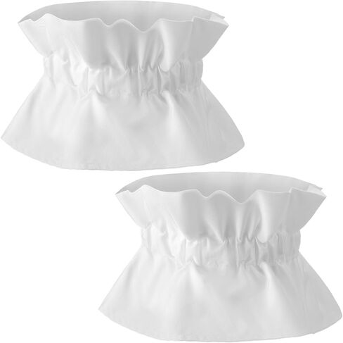Fake Women Collar Ruffle Collar Detachable Accessories Victorian Chiffon Neckwear for Women in Saudi Arabia