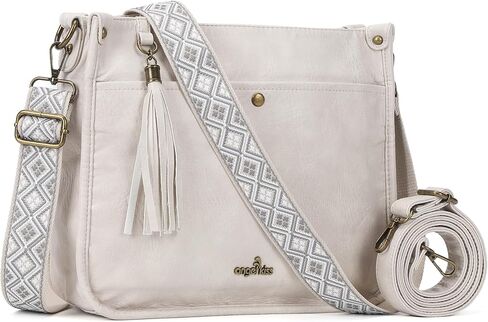 حقائب Angel Kiss Crossbody للنساء العصرية من الجلد النباتي وحقائب الكتف وحقائب اليد للسيدات مع حزام الجيتار in Saudi Arabia