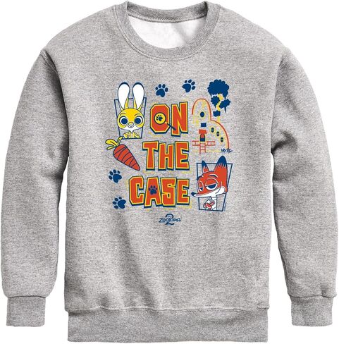 Disney Zootopia 2 - Judy And Nick On The Case - Youth Crew Fleece Sweatshirt in Kuwait