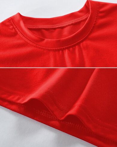 Girls Valentine's Crop Tops Heart Shirt Short Sleeve Tie Dye Heart Tshirts for Girl 6-14 Years in Saudi Arabia