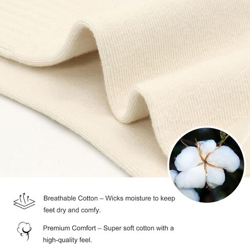 Women Cotton Quarter Socks Thin Mini Crew Elastic Casual Soft Comfort Above Ankle Socks 6 Pairs in Saudi Arabia