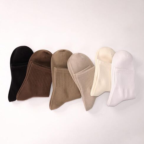 Women Cotton Quarter Socks Thin Mini Crew Elastic Casual Soft Comfort Above Ankle Socks 6 Pairs in Saudi Arabia