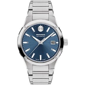 Movado Museum Imperiale Men's Watch - Swiss Automatic, Self-Winding, Stainless Steel Bracelet - Classic, Luxury Fashion Timepiece for Him - 40mm in Saudi Arabia