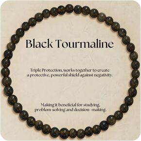 هدايا عيد الحب للنساء والرجال - أساور مطرزة للحماية من القلق والكريستال الطبيعي وأحجار الشفاء، مجوهرات هدايا عيد الميلاد للنساء والرجال in Kuwait