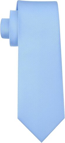Blue Ties for Men, Light Blue Ties Satin 3.15 Inch Solid Color Necktie, Business & Wedding Tie, Classic Formal Skinny Tie for Men, Elegant Grayblue Neckwear in Kuwait