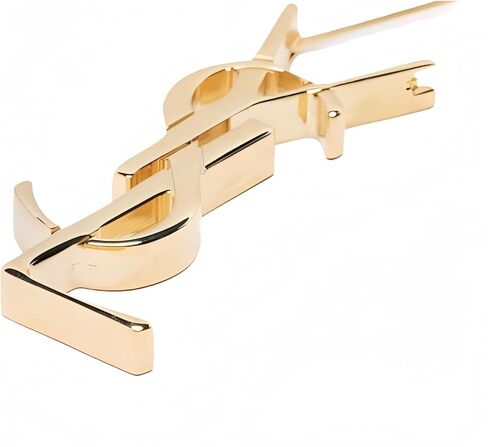 أقراط BUENAVO الذهبية المتأرجحة، تصميم الحروف الفاخرة وقلادة مستطيلة ثلاثية الأبعاد، مجوهرات نسائية عصرية in Kuwait