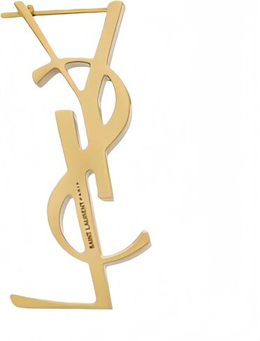 أقراط BUENAVO الذهبية المتأرجحة، تصميم الحروف الفاخرة وقلادة مستطيلة ثلاثية الأبعاد، مجوهرات نسائية عصرية in Kuwait