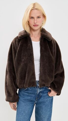 سترة نسائية من Madewell Bubble Bomber in Saudi Arabia