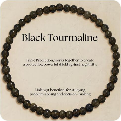 هدايا عيد الحب للنساء والرجال - أساور مطرزة للحماية من القلق والكريستال الطبيعي وأحجار الشفاء، مجوهرات هدايا عيد الميلاد للنساء والرجال in Kuwait