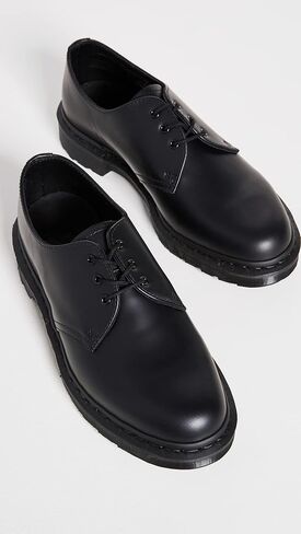 Dr. Martens Men's 1461 Mono 3-Eye Shoes, Black, 7 Medium US in Saudi Arabia