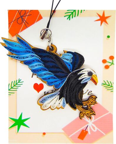 Mountain Bird, Home Decorations Holiday Decor, Handmade Ornament for Animal Lovers, Handbag Backpack Bag Purse Mobile Phone Car Hanging Decorations in Saudi Arabia